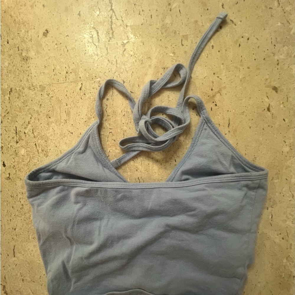Hollister Blue Crop Top Size Small - Picture 3 of 4